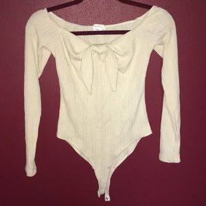 Forever 21 Bow Bodysuit